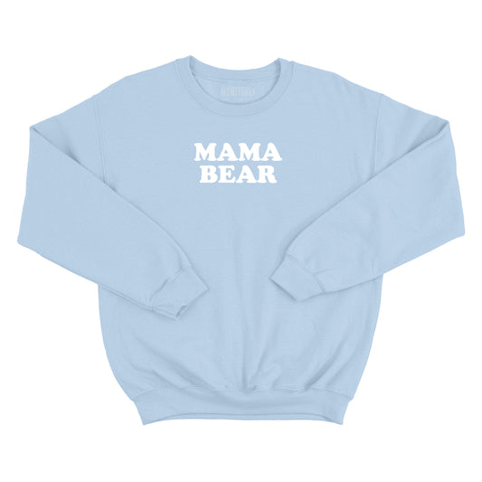 Mama Bear Sweatshirt Light Blue