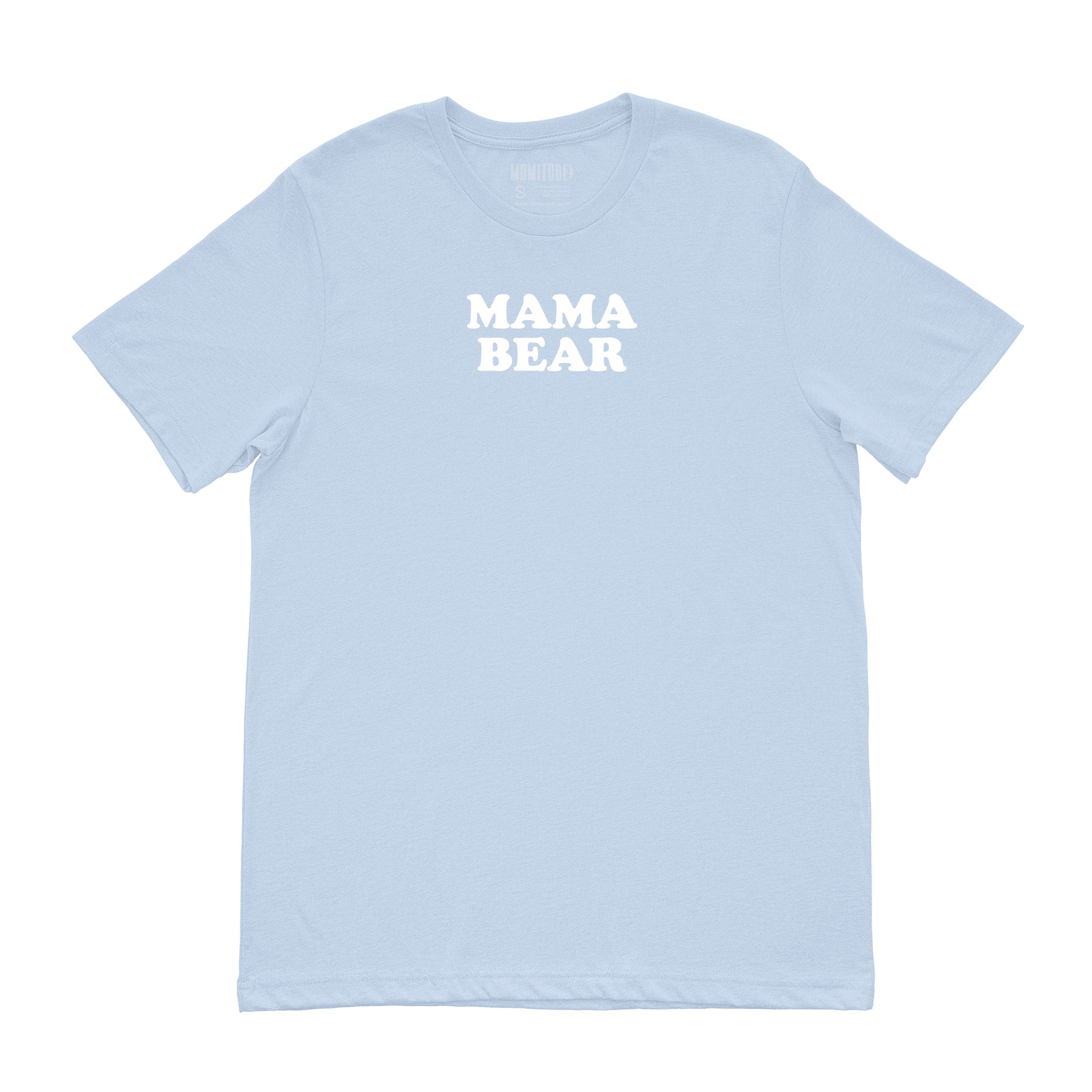 Women's Light Blue Mama Bear T-Shirt | The Momitude Shop