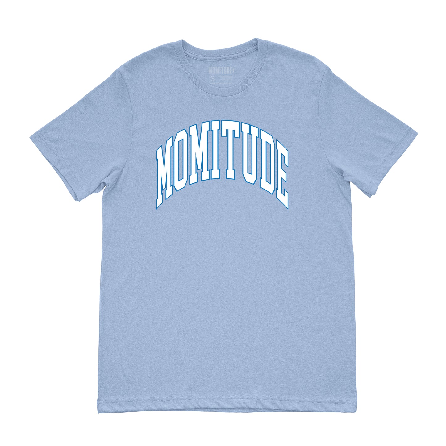 Momitude Big Arch Tee (Carolina Blue/White/Royal) - The Momitude Shop