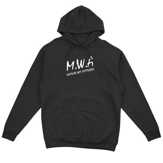 M.W.A. Muthas Wit Attitudes Black Unisex Hoodie